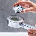 Cap de dus dublu cu rezervor gel de dus 3in1 Xawara, InnovaGoods, ergonomic, argintiu