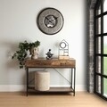Ceas de perete Vintage Gear, Versa, Ø58 cm, MDF