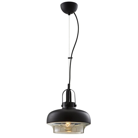 Lustra, AV-5064-1BSY, Avonni, 25 x 80 cm, 1 x E27, 60W, negru 60W
