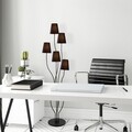 Lampadar, Bonibon - 13235, Fulgor, 44 x 44 x 160 cm, 5 x E14, 40W, negru