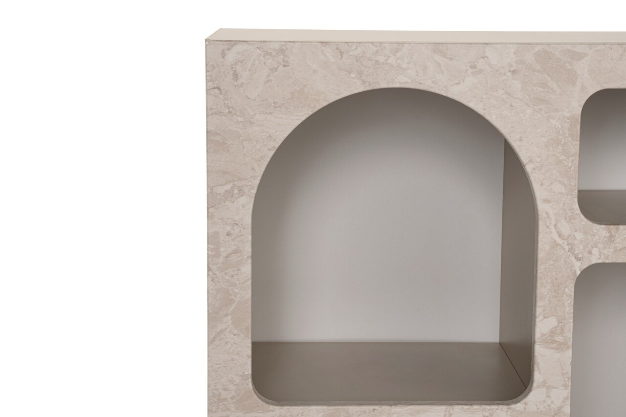 Consola, Nordure, Lessa, 80x74x37 cm, Travertin / Gresie - imagine 5