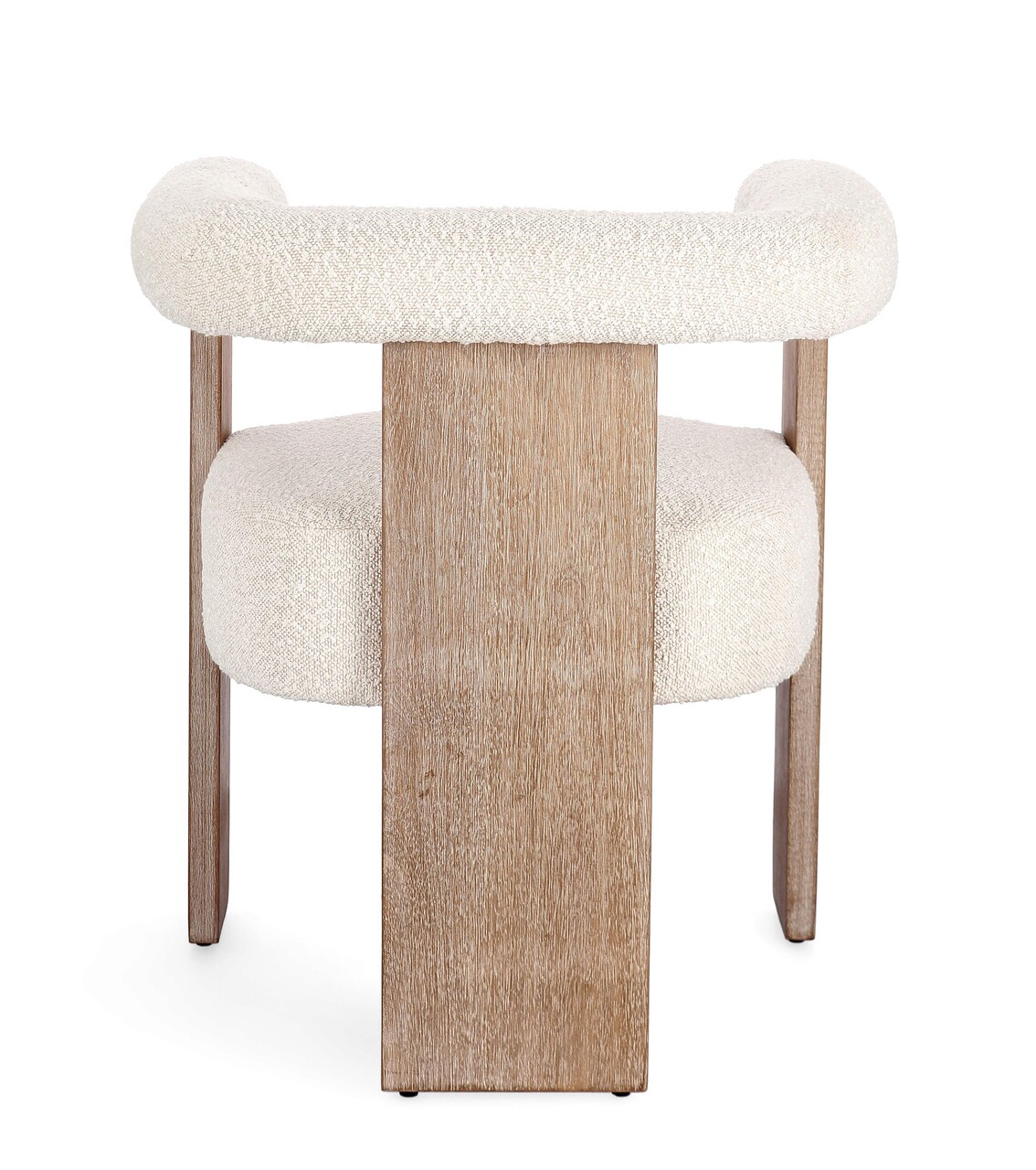Scaun Agape, Bizzotto, 70 x 60 x 71 cm, lemn de pin/poliester Boucle, natural - 2 | YEO