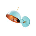 Aplica de perete, Alby, 527ABY3136, Metal, Turcoaz / Cupru