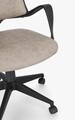 Scaun de birou Bart, Bizzotto, poliester, gri