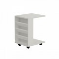 Masuta pentru living, Homitis, Section - White, 35x42x54 cm