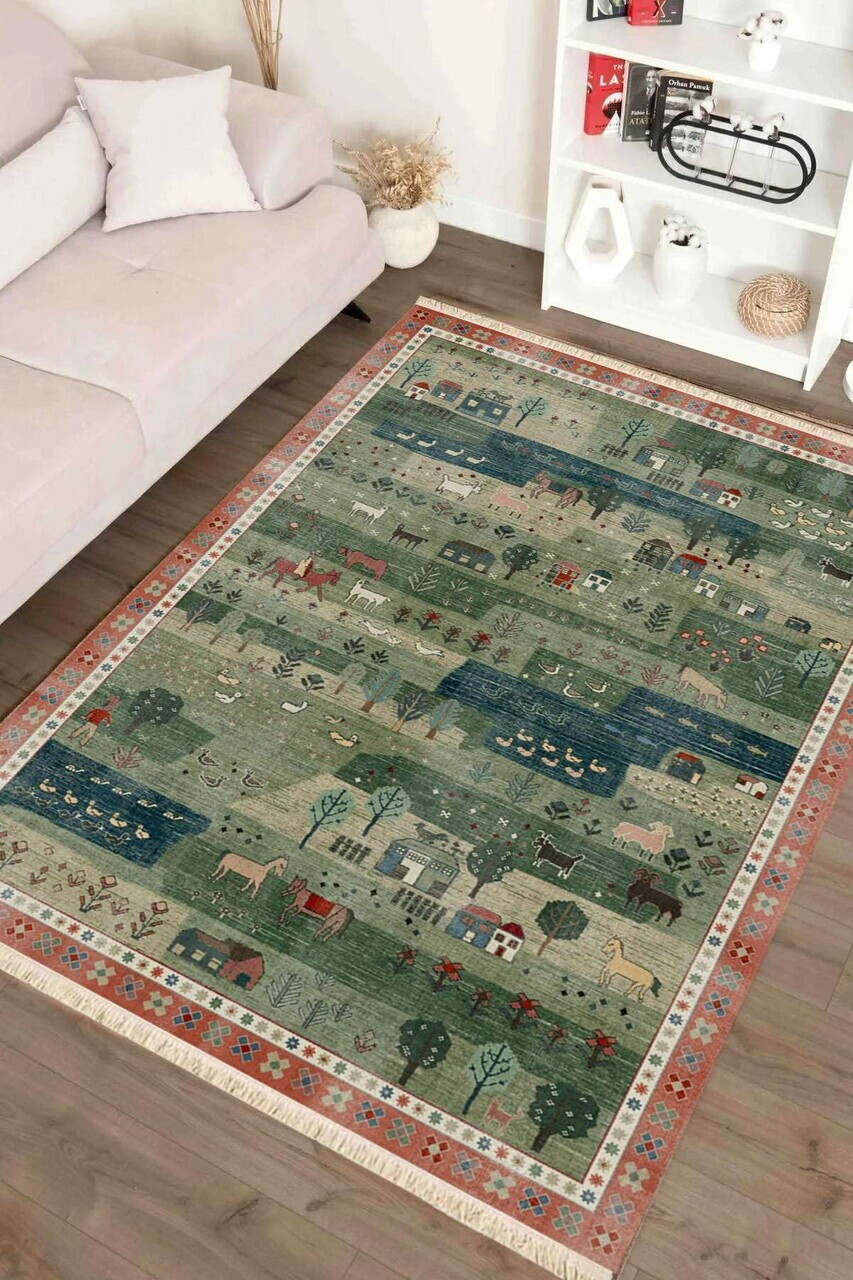 Covor 165 120x180 cm Bumbac Multicolor