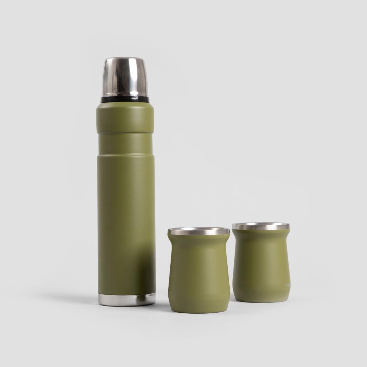 Termos Oslo, Homla, 800 ml, inox/polipropilena/silicon, verde - 1 | YEO