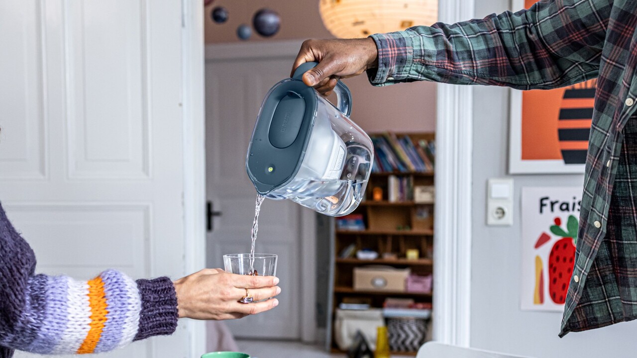 Cana filtranta BRITA Style Essential 2,4 L + 2 filtre Maxtra Pro (Stone Blue) - imagine 7