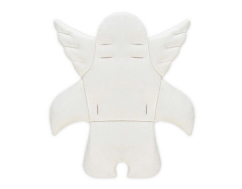 Perna universala copii Baby Pad, Angel Wings, 60x63x5 cm, Bumbac, Ecru