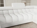 Coltar extensibil dreapta 3 locuri ELTAP, RT-01ROY, Fectory, 346x205x93 cm, lemn/poliester, alb
