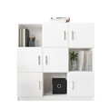 Dulap multifunctional, Locelso, VO7, 119.9x121.8x37.6 cm, Alb