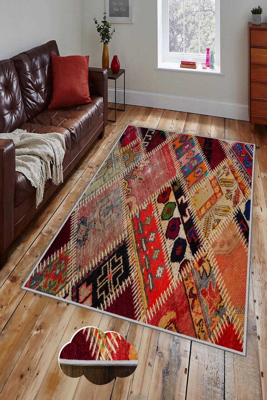 Covor Hmnt174 120x180 cm Poliester Multicolor