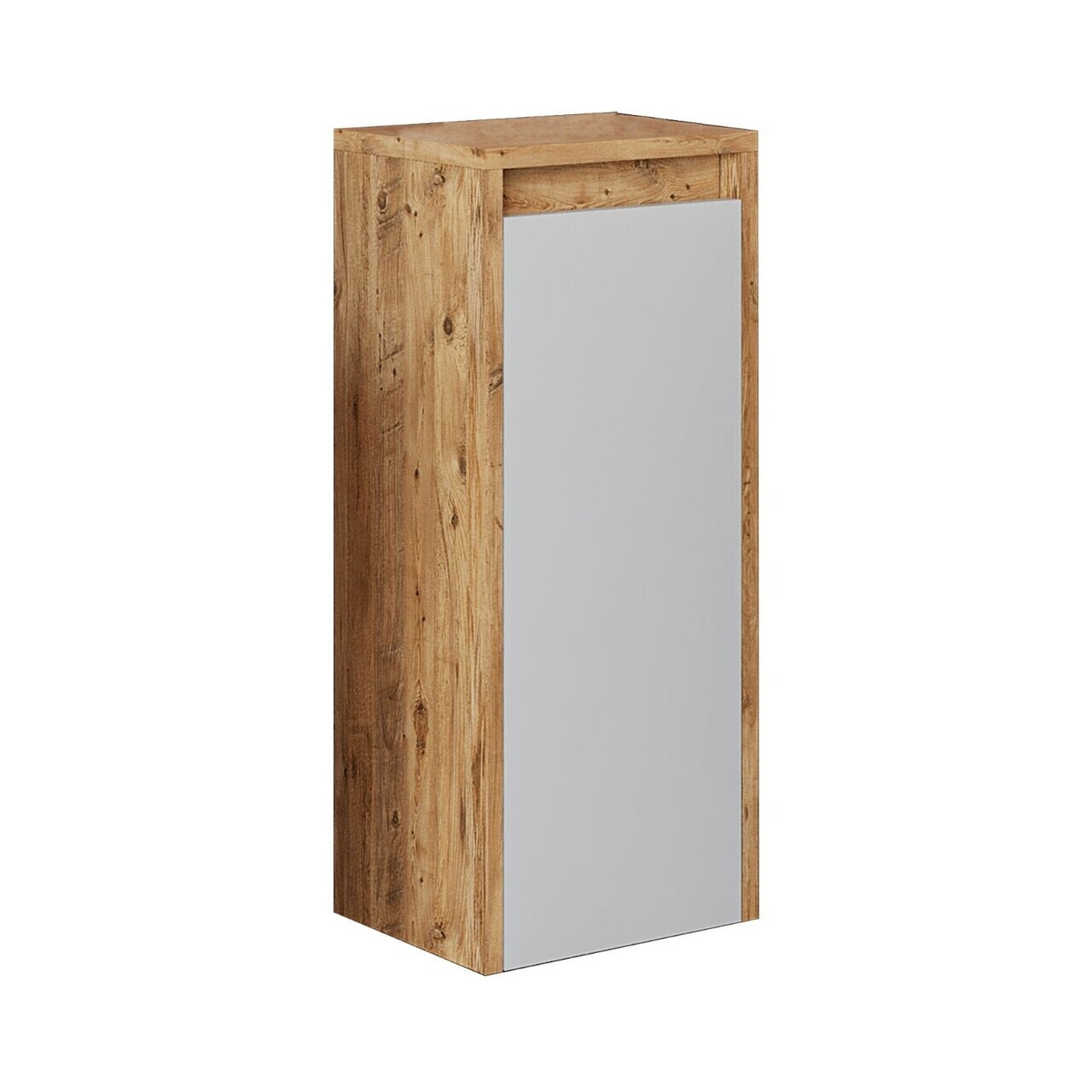 Dulap de baie, Hanah Home, 1821, 30x70x25 cm, PAL MELAMINAT, Pin Atlantic / Alb — imaginea 5