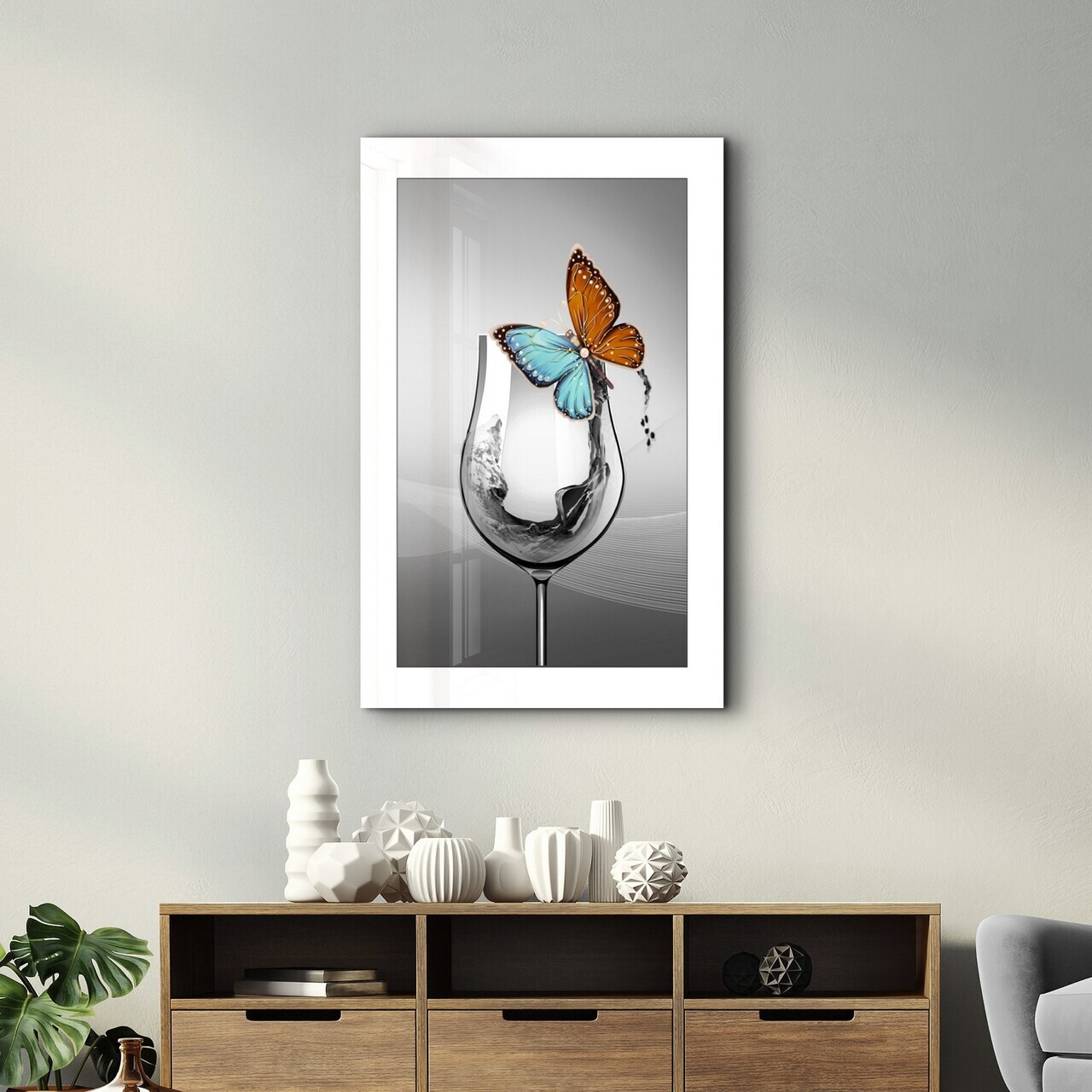 Tablou decorativ, CAM-1015, Dimensiune: 35 x 55 cm, Multicolor — imaginea 3