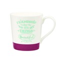 Cana in cutie cadou, Friendship, Churchill, portelan Fine Bone China, 300 ml