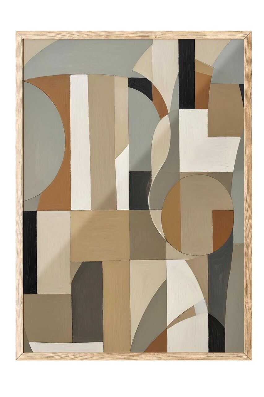 Tablou decorativ, 108689, Lemn masiv, Sticla PVC, Multicolor - view 2
