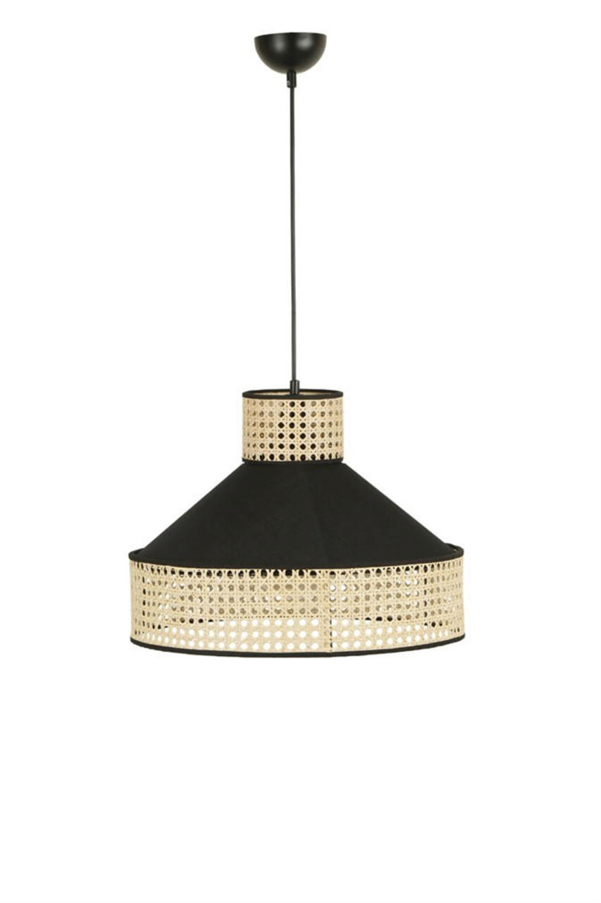 Lustra, Rattan, 941RTN1102, Ratan, Negru / Rattan