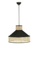 Lustra, Rattan, 941RTN1102, Ratan, Negru / Rattan