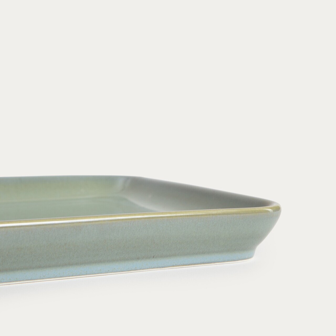Platou servire sushi Okinawa, Homla, 41x22 cm, ceramica, verde - view 4