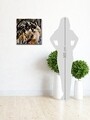 Tablou decorativ Sculpture, Homemania, 45x45 cm, lemn de pin/poliester