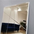 Oglinda decorativa NSTLA309d, Neostill, 62 x 130 cm, argintiu
