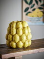 Vaza decorativa, Bloomingville, Limone, 22x22 cm, ceramica, galben