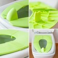 Reductor de scaun de toaleta pliabil pentru copii Foltry, InnovaGoods, 34 x 29 x 6 cm, verde
