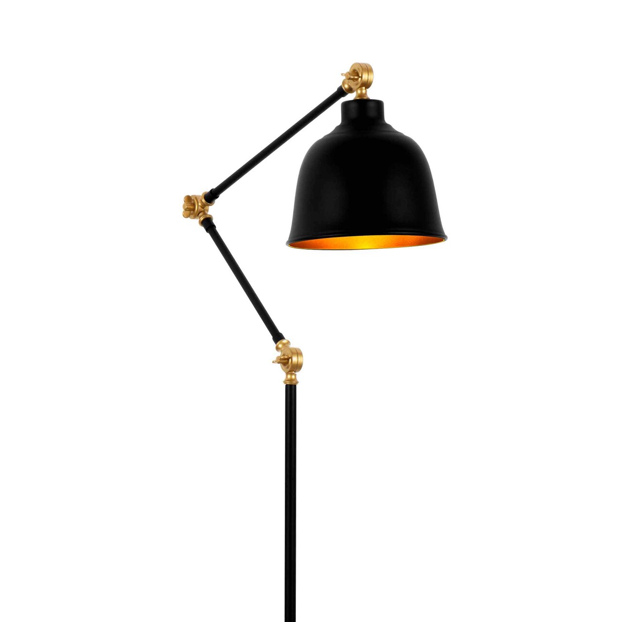 Lampadar, Squid Lighting, Mafsal, 30 x 21 x 170 cm, fier, negru