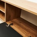 Comoda TV, Tuvalle, Tuval 073, 180x50x38 cm, Stejar / Antracit