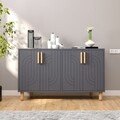 Consola, Odessa, Rodney, 120x73.6x29.6 cm, Antracit