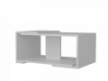 Masuta pentru living, Wooden Art, Modern White, 70x50x35 cm, alb mat