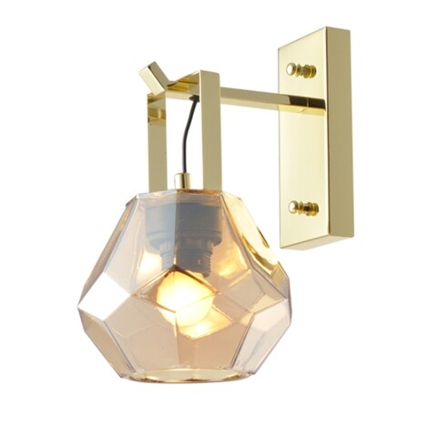 Aplica de perete aca lighting, diamondra, 18x23,5x30 cm, 1xe27, 40w