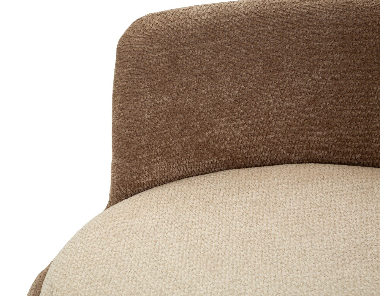 Fotoliu, Mauro Ferretti, Nordic Style, 58x64 cm, poliester/MDF, maro — imaginea 2