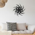 Decoratiune de perete, Leaves, Tanelorn, 69x70 cm, metal