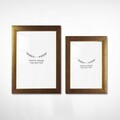 Set 2 rame foto, 2AFC1003_1318-1521, Plastic, Auriu