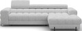 Coltar extensibil dreapta 3 locuri ELTAP, RT-03PEL, Felro, 285x181x93 cm, lemn/poliester, gri deschis