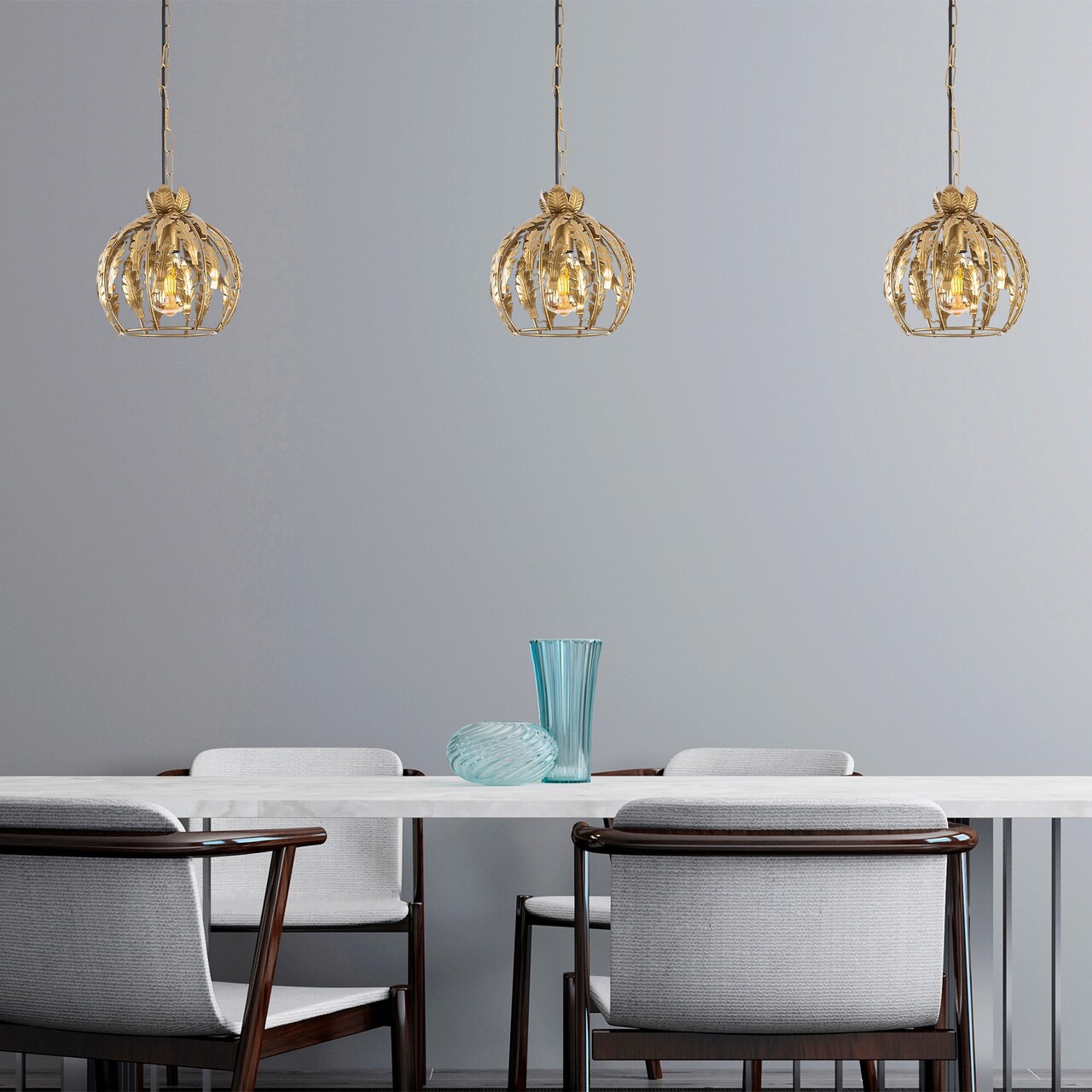 Lustra, Fulgor, 942FLG1288, Metal, Auriu - 1 | YEO