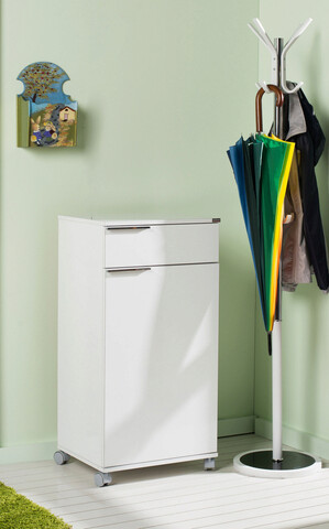 Dulap multifunctional, adore, adr-411-pp-1, 50x100x40 cm, pal, alb