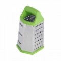 Razatoare cu 6 laturi Green, Vanora, 12 x 14 x 23 cm, inox/silicon, argintiu/verde