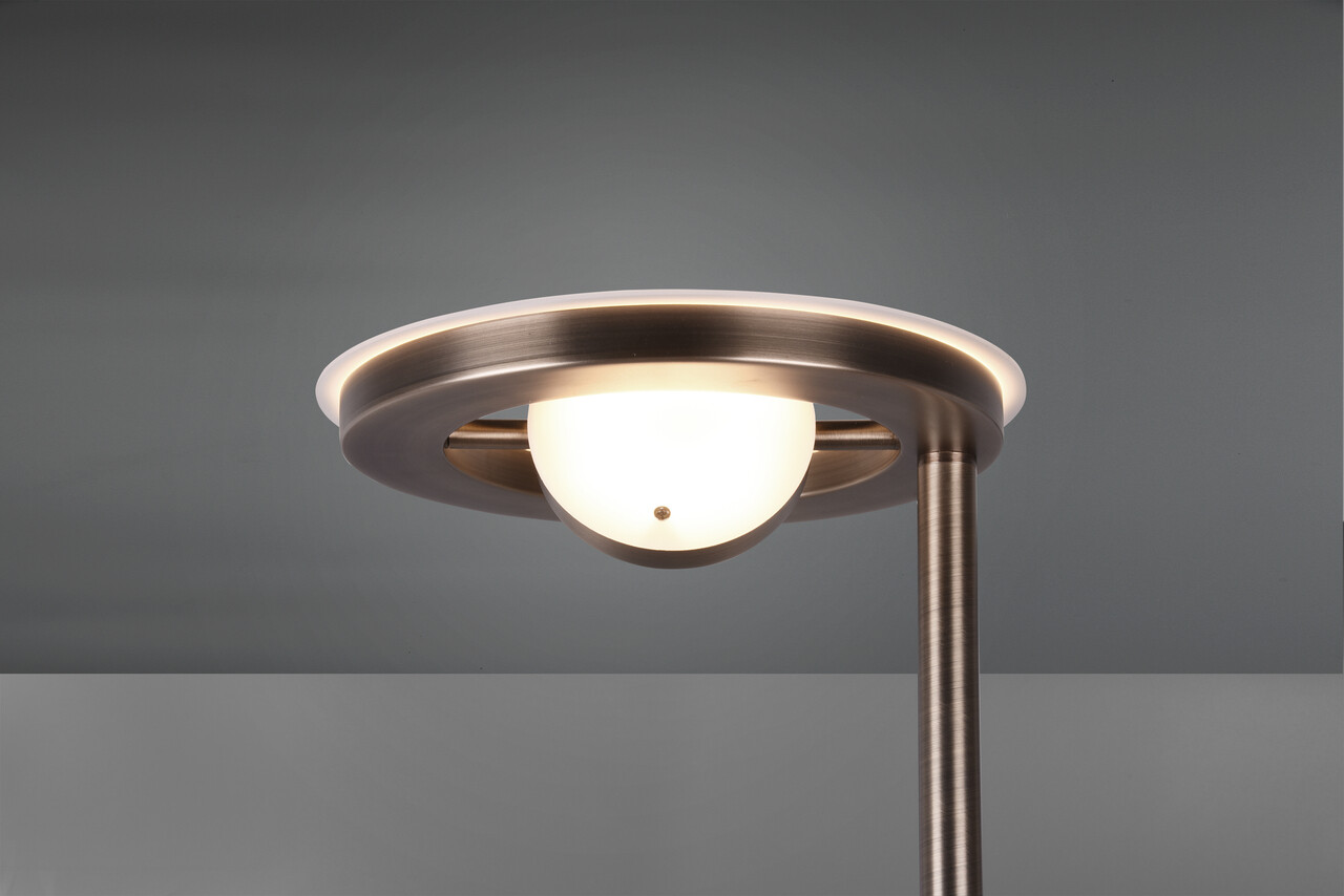 Lampadar Barrie, TRIO, 30x181 cm, 32W/6W, 2x SMD LED, metal, bronz antic - 2 | YEO