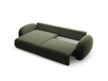 Coltar extensibil reversibil 4 locuri, Tonale, Cosmopolitan Design, 262x149x88 cm, tesatura chenille, verde
