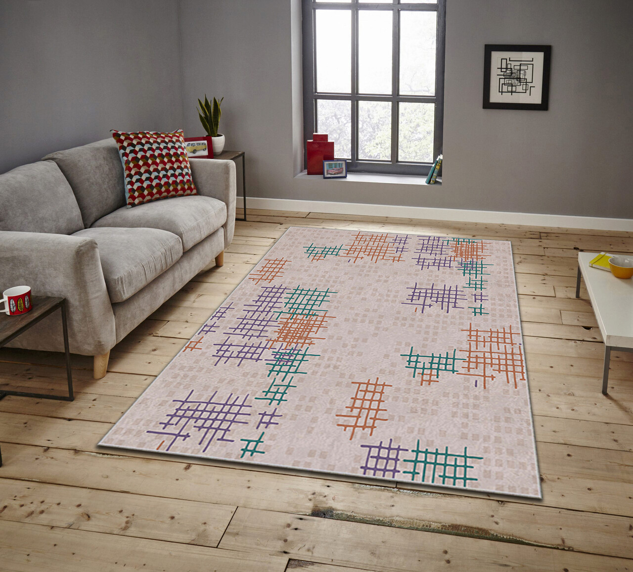 Covor ASR CRPT-144  100x180 cm Poliester Multicolor