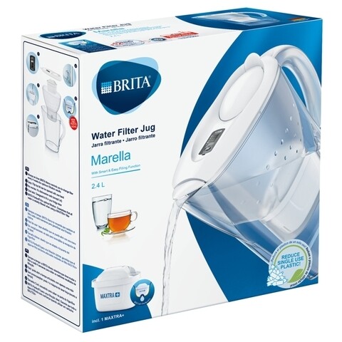 Cana filtranta Brita, Marella, 2.4 L, Maxtra+, alb