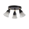 Lustra Foca N-121, Noor, 23 x 48 cm, 3 x E27, 100W, negru