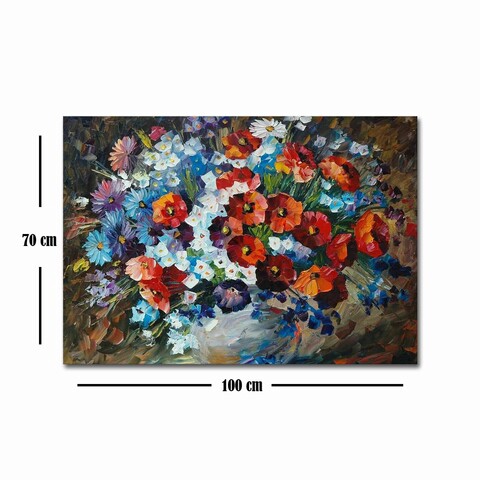 Tablou decorativ, 70100FAMOUSART-003, Canvas, 70 x 100 cm, Multicolor