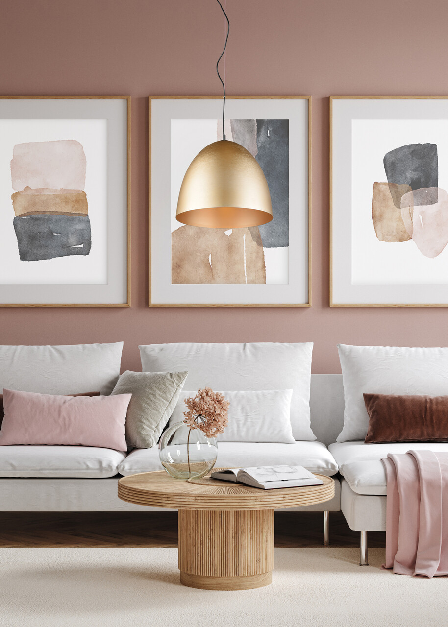 Lustra Tilda, RL, 40x150 cm, 40W, 1x E27, aluminiu, negru/bronz mat