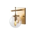 Aplica de perete, Zahar - 13111, Fulgor, 12 x 20 x 51 cm, 1 x E14, 40W, auriu