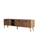 Comoda TV, Mezza, Exxen, 180x53x35 cm, Maro