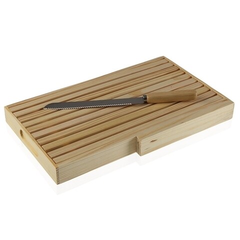 Tocator pentru paine alma, versa, 40.5x24 cm, bambus