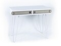 Birou Mingitav Illia No.2, 96 x 51 x 75 cm, PAL/metal, alb